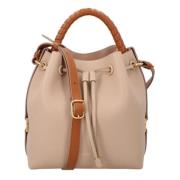 Chloé Laeder handvskor Beige, Dam