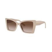 Jimmy Choo Beige/Brown Shaded Solglasögon Beige, Dam