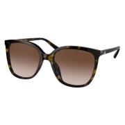 Michael Kors Anaheim Solglasögon Brun Gradient Havana Stil Brown, Dam