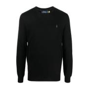 Ralph Lauren Klassisk Svart Pullover Tröja Black, Herr