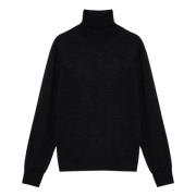 P.a.r.o.s.h. Turtleneck Sweater Black, Dam