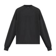 44 Label Group Sweatshirt med logotyp Gray, Herr