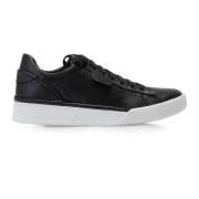 Clarks Svarta Läder Sneakers Craft Cup Black, Dam