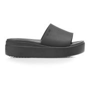 Crocs Svarta Slide Sandaler Black, Dam