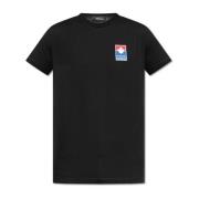 Dsquared2 T-shirt med lapp Black, Herr