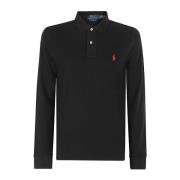 Ralph Lauren Klassisk Polo Skjorta för Män Black, Herr