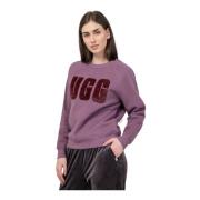 UGG Damens Oversized Sweatshirt i Tranbär Purple, Dam