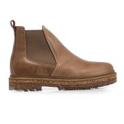 Birkenstock Dam Chelsea Boots Stiliga Nubuckläder Brown, Dam