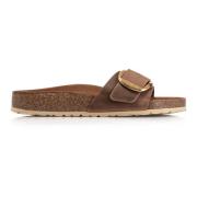 Birkenstock Madrid Big Buckle Sandaler Brown, Dam