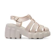 Melissa Beige Flex Sandaler Stilfull Modell Beige, Dam