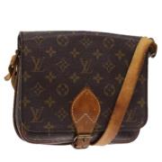 Louis Vuitton Vintage Pre-owned Canvas louis-vuitton-vskor Brown, Dam