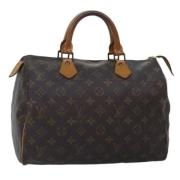 Louis Vuitton Vintage Pre-owned Canvas handvskor Brown, Dam