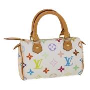 Louis Vuitton Vintage Pre-owned Canvas handvskor White, Dam