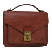 Louis Vuitton Vintage Pre-owned Laeder handvskor Brown, Dam