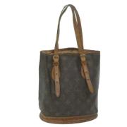 Louis Vuitton Vintage Pre-owned Canvas axelremsvskor Brown, Dam