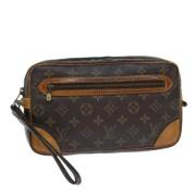 Louis Vuitton Vintage Pre-owned Canvas kuvertvskor Brown, Dam