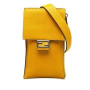 Fendi Vintage Pre-owned Laeder fendi-vskor Yellow, Dam