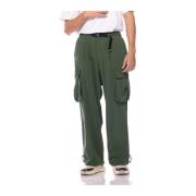 Gramicci Wide Trousers Green, Herr