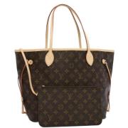 Louis Vuitton Vintage Pre-owned Canvas axelremsvskor Brown, Dam