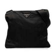 Prada Vintage Pre-owned Canvas prada-vskor Black, Dam