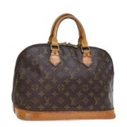 Louis Vuitton Vintage Pre-owned Canvas handvskor Brown, Dam