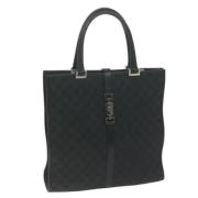 Gucci Vintage Pre-owned Canvas handvskor Black, Dam