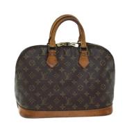 Louis Vuitton Vintage Pre-owned Canvas handvskor Brown, Dam