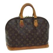 Louis Vuitton Vintage Pre-owned Canvas handvskor Brown, Dam