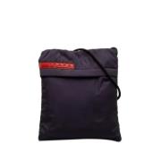 Prada Vintage Pre-owned Canvas prada-vskor Blue, Dam