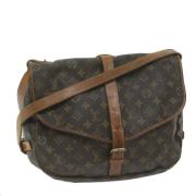 Louis Vuitton Vintage Pre-owned Canvas louis-vuitton-vskor Brown, Dam