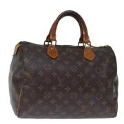 Louis Vuitton Vintage Pre-owned Canvas handvskor Brown, Dam