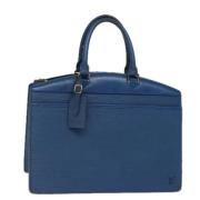 Louis Vuitton Vintage Pre-owned Laeder handvskor Blue, Dam