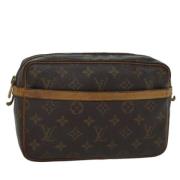 Louis Vuitton Vintage Pre-owned Canvas kuvertvskor Brown, Dam