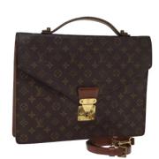 Louis Vuitton Vintage Pre-owned Canvas portfljer Brown, Dam