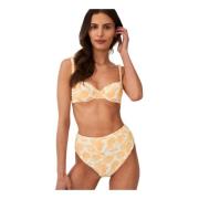 Undress Code Vintage High-Waisted Bikini Bottom Yellow, Dam