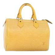 Louis Vuitton Vintage Pre-owned Laeder handvskor Yellow, Dam