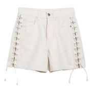 Stella McCartney Shorts för en stilren look Beige, Dam