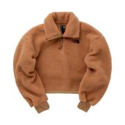 The North Face Mysig High Pile Fleece Sweater Brown, Dam