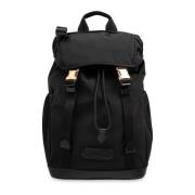 Tom Ford Ryggsäck med logopatch Black, Herr