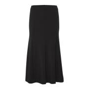 InWear Svart Volangkjol Cocentiw Stil Black, Dam