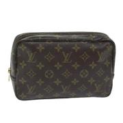 Louis Vuitton Vintage Pre-owned Canvas kuvertvskor Brown, Dam