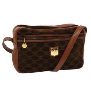 Celine Vintage Pre-owned Canvas celine-vskor Brown, Dam