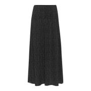 Saint Tropez Midi Dresses Black, Dam