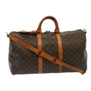 Louis Vuitton Vintage Pre-owned Canvas resvskor Brown, Dam