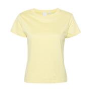 Pinko Gul Basic T-shirt Yellow, Dam