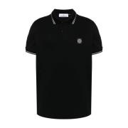 Stone Island Klassisk Polo Tröja A0029 Black, Herr