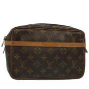 Louis Vuitton Vintage Pre-owned Canvas kuvertvskor Brown, Dam