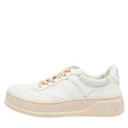 Gucci Vintage Pre-owned Laeder sneakers White, Dam