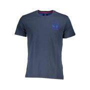 La Martina Elegant T-shirt med korta ärmar Blue, Herr