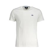 La Martina Elegant vit broderad T-shirt White, Herr